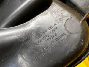 OSŁONA AMORTYZATORA KIELICHA LEWA TESLA MODEL 3 PRZEDLIFT