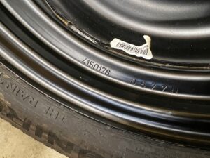 KOŁO ZAPASOWE DOJAZDOWE FELGA OPONA PEUGEOT 207 125/80 R15