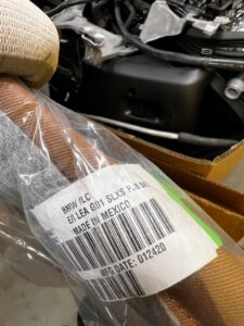 POSZYCIE FOTELA PRZÓD PRAWY SPORTOWE SKÓRA COGNAC BMW X3 G01 X4 G02 3 G20 NOWE OEM