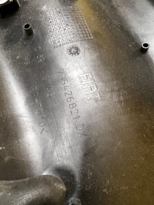 OSŁONA SŁUPKA PRAWA FIAT 500 ABARTH