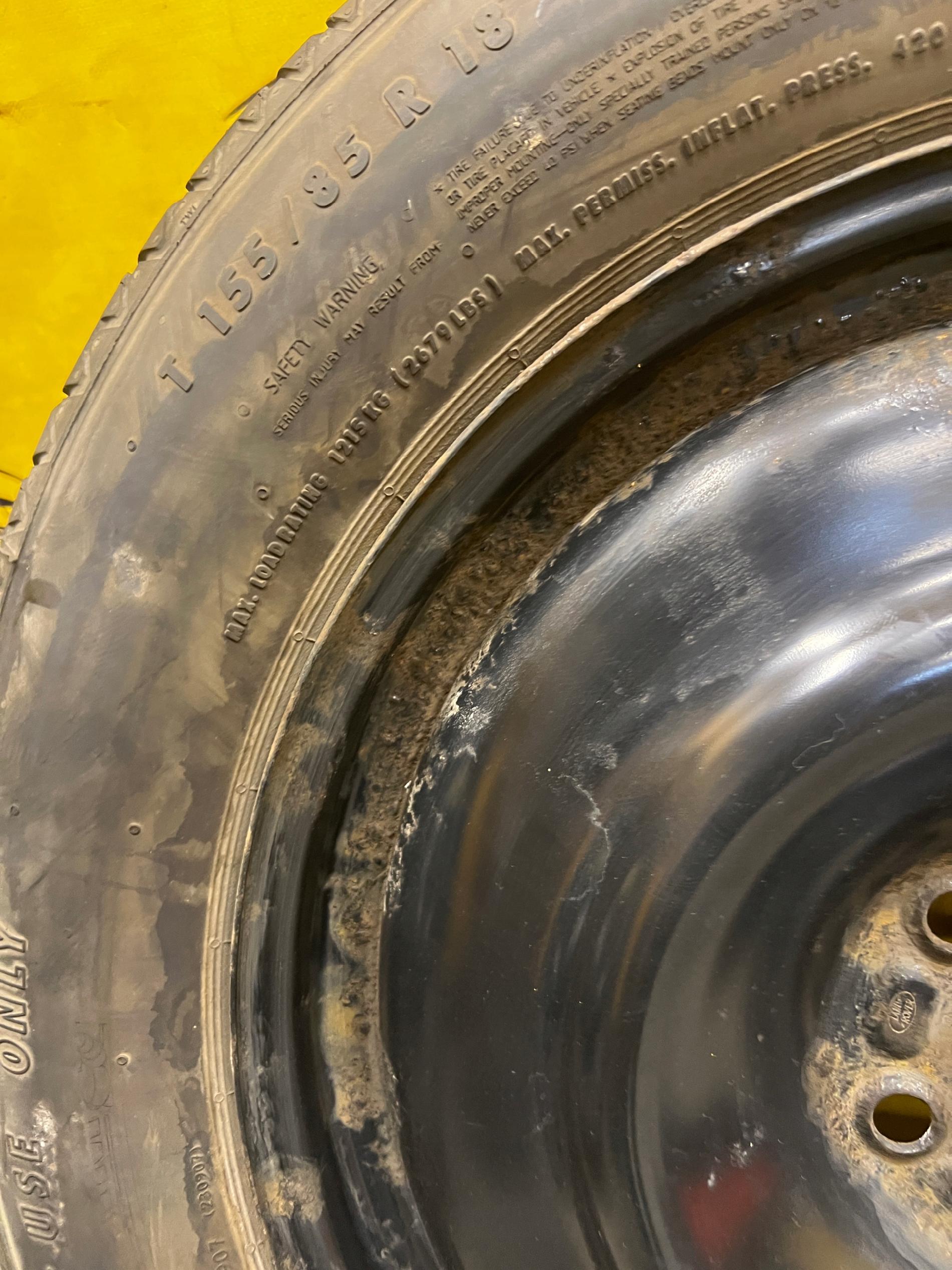 KOŁO ZAPASOWE DOJAZDOWE RANGE ROVER EVOQUE L538 II L551 155/85 R18