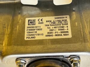 AIRBAG PODUSZKA PASAŻERA BMW F20 F22 F30 F87 M240I