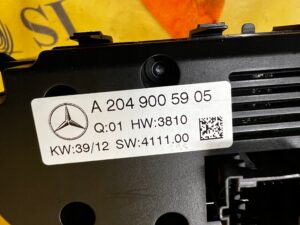 PRZEŁĄCZNIK PANEL STEROWANIA KLIMATYZACJI MERCEDES CLS W218 EU