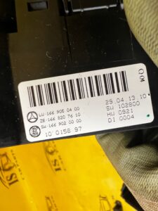 PANEL PRZEŁĄCZNIK NAWIEWU KLIMATYZACJI TYŁ MERCEDES GL X166 USA