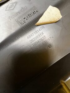 OSŁONA OBUDOWA KOLUMNY KIEROWNICZEJ DACIA JOGGER