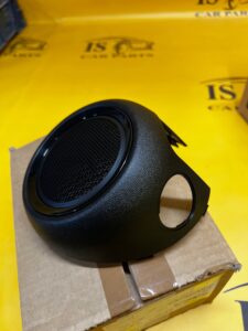 OSŁONA MASKOWNICA GŁOŚNIKA CZARNY CHROM LEWA MINI R55 R56 R57 NOWA OEM