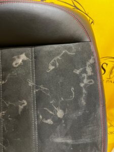 SIEDZISKO KANAPY TYŁ PRAWY SKÓRA ALCANTARA PORSCHE CAYENNE II 7P5 GTS