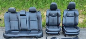KOMPLET FOTELE FOTEL WNĘTRZE KANAPA SKÓRA INFINITI Q70 EUROPA BOSE