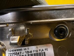 DEKOR OSŁONA LISTWA DRZWI DREWNO PRZÓD LEWY LEWA BMW 5 F10 F11