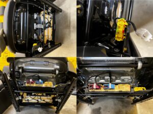 KOMPLET FOTELE WNĘTRZE KANAPA BOCZKI INFINITI Q30 QX30 SKÓRA ALCANTARA