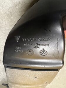 WLOT DOLOT KANAŁ POWIETRZA TYŁ PRAWY PORSCHE PANAMERA 970 I LIFT