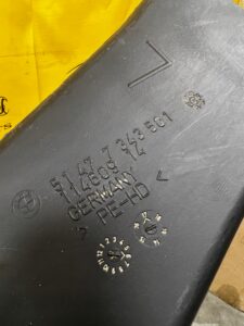 KANAŁ PRZEWÓD POWIETRZA LEWY BMW 5 G30