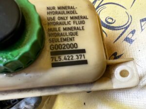 ZBIORNIK ZBIORNICZEK PRZEWÓD WSPOMAGANIA PORSCHE PANAMERA 970 I LIFT HYBRID