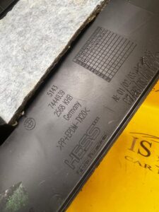 POSZYCIE OSŁONA SŁUPKA LEWE LEWA BMW 1 F40 118I