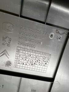 OSŁONA ZAŚLEPKA OBUDOWA KLAPY BAGAŻNIKA PEUGEOT 508 I LIFT SW KOMBI