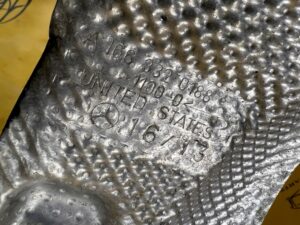 BLACHA OSŁONA TERMICZNA MERCEDES GL GLS X166