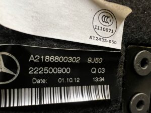 DYWAN WYKŁADZINA PODŁOGI BAGAŻNIKA MERCEDES CLS W218 SHOOTING BRAKE AMG