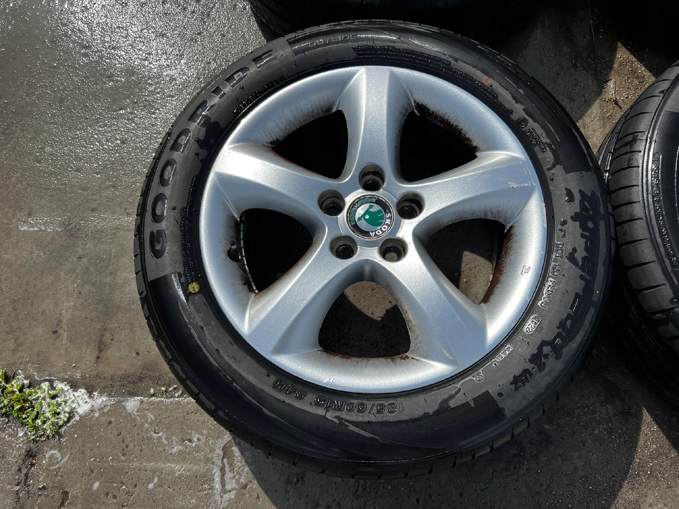 KOŁA FELGI OPONY LETNIE SKODA FABIA II 185/60 R15