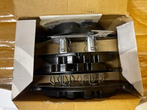 KPL TARCZE KLOCKI HAMULCOWE PRZÓD BMW 7 E65 745d 760i ALPINA B7 NOWE OEM