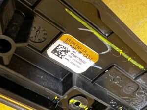 DEKOR OSŁONA LISTWA DRZWI DREWNO LED PRZÓD LEWY MERCEDES GL X166