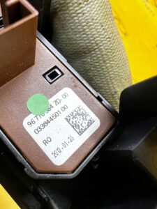 RAMKA PRZYCISK START STOP KLAPY BAGAŻNIKA WLEWU PALIWA PEUGEOT 508 I