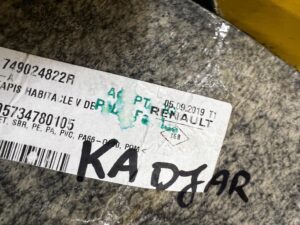 MATA DYWAN WYKŁADZINA PODŁOGA PODŁOGI RENAULT KADJAR