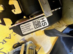 WYSTRZELONE PASY BEZPIECZEŃSTWA KOMPLET PRZÓD TYŁ DACIA SANDERO 2023 III 3