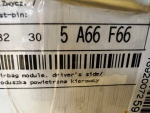 AIRBAG PODUSZKA KIEROWCY M-PAKIET BMW F20 F45 F30 F10 F48 F39 F15 NOWA OEM