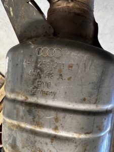 RURA WYDECHOWA WYDECH TŁUMIK ŚRODKOWY AUDI A8 D4 4H LONG 4.0 TFSI