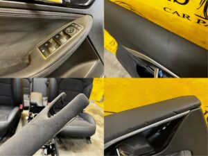 KOMPLET FOTELE WNĘTRZE KANAPA BOCZKI INFINITI Q30 QX30 SKÓRA ALCANTARA