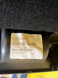 OSŁONA TAPICERKA KLAPY TYŁ BAGAŻNIKA MERCEDES GL X166 GRAY