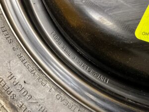 KOŁO ZAPASOWE DOJAZDOWE FELGA OPONA PEUGEOT 208 125/80 R15