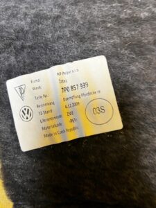 WYGŁUSZENIE WATA KONSOLI PORSCHE CAYENNE II 7P5 LIFT 92A