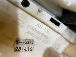 POSZYCIE OSŁONA OBUDOWA SŁUPKA TYŁ C LEWA LEWY AUDI SQ7 Q7 4M0