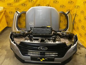 KOMPLET PRZÓD ZDERZAK MASKA LAMPY LED CHŁODNICE SUBARU FORESTER VI SL 25-