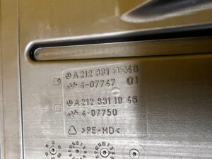 KANAŁ TUNEL NAWIEWU POWIETRZA WNĘTRZA MERCEDES CLS W218