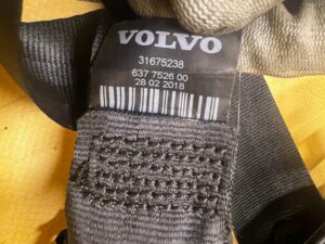 KOMPLET 6 X PASY BEZPIECZEŃSTWA 7 OSÓB NIE WYSTRZELONE VOLVO XC90 II