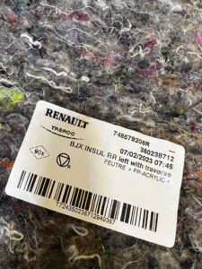 OSŁONA WYGŁUSZENIE WATA PRAWA DACIA SANDERO III 2023R