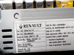 MODUŁ RADIO UNIT DACIA SANDERO III 2023R