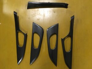 DEKORY LISTWY CARBON BOCZKÓW NISSAN X-TRAIL T32