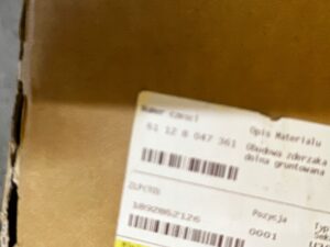 SPOILER DOKŁADKA DYFUZOR ZDERZAKA TYŁ M-PAKIET BMW 7 F01 730d 730i NOWA OEM