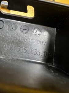 ŚLIZG MOCOWANIE WSPORNIK ZDERZAKA TYŁ LEWY PORSCHE PANAMERA 970 I LIFT