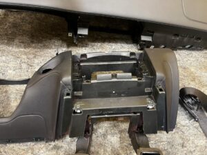 DESKA KONSOLA 3X AIRBAG PODUSZKI 4X PASY MERCEDES CLS W218 CZARNA SKÓRA