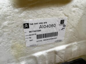 WYGŁUSZENIE ŚCIANY GRODZIOWEJ CITROEN C4 GRAND PICASSO II EU