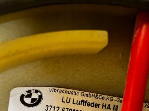 KOMPLET MIECHY MIECH TYŁ TYLNY PNEUMATYCZNY PRAWY LEWY BMW X5M E70 X6M E71