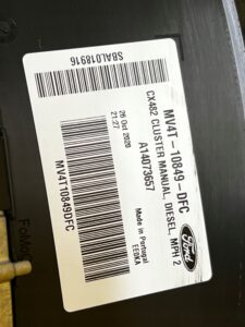 LICZNIK VIRTUAL COCKPIT ZEGARY FORD KUGA MK3 DIESEL DIGITAL MV4T-10849-DFC