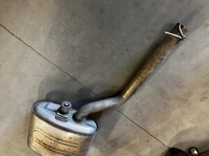 RURA WYDECHOWA TŁUMIK WYDECH KOŃCOWY BMW 5 E60 E61 N47 520d