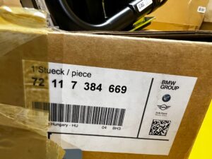 PAS BEZPIECZEŃSTWA PRZÓD PRZEDNI LEWY BMW X5 F15 X6 F16 NOWY OEM