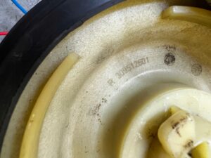 KOMPLET MIECHY MIECH TYŁ TYLNY PNEUMATYCZNY PRAWY LEWY BMW X5M E70 X6M E71