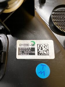 BOCZEK TAPICERKA BAGAŻNIKA LEWY LEWA RENAULT ESPACE VI